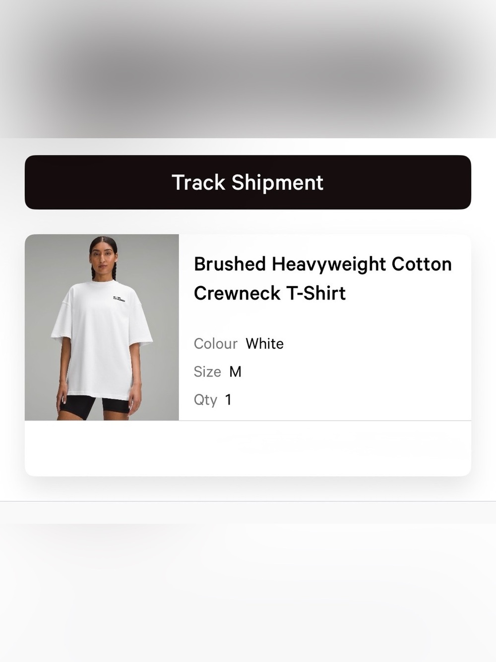 Lululemon White Graphic Cotton T-Shirt Women’s Medium